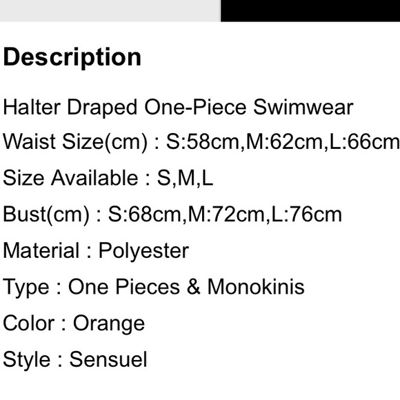 ☄️LAST ONE☄️Gorgeous One Piece Bathing Suit - Picture 4 of 4