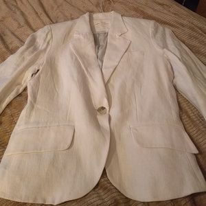 Women's White Business Jacket