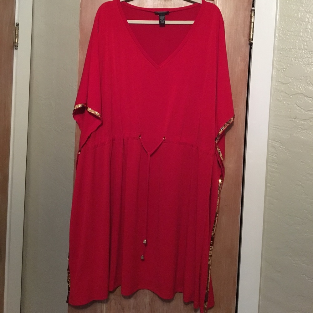 2X Red and Gold Tunic