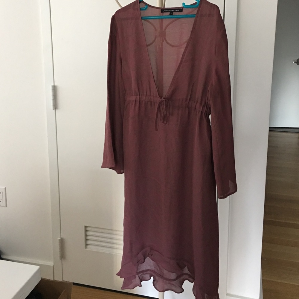 Laundry Industry High Low silk dress , sz 1.