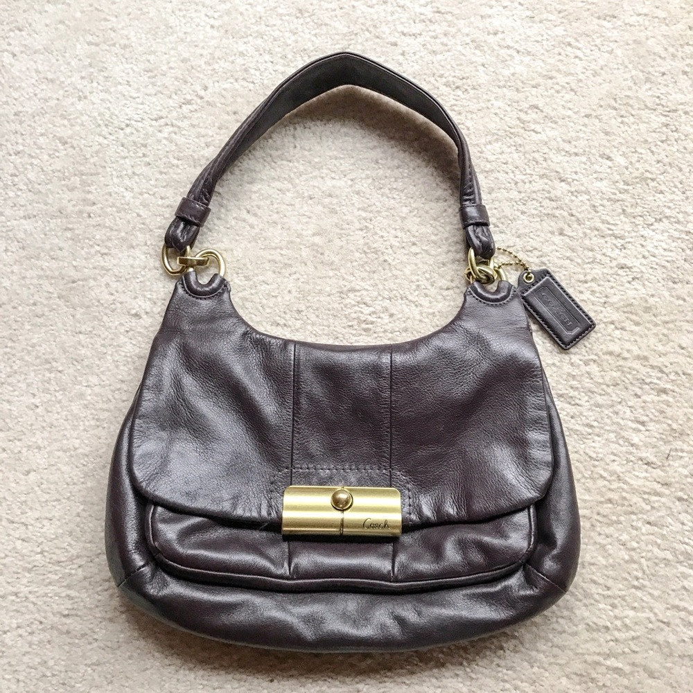 Coach Kristin Leather Shoulder Bag