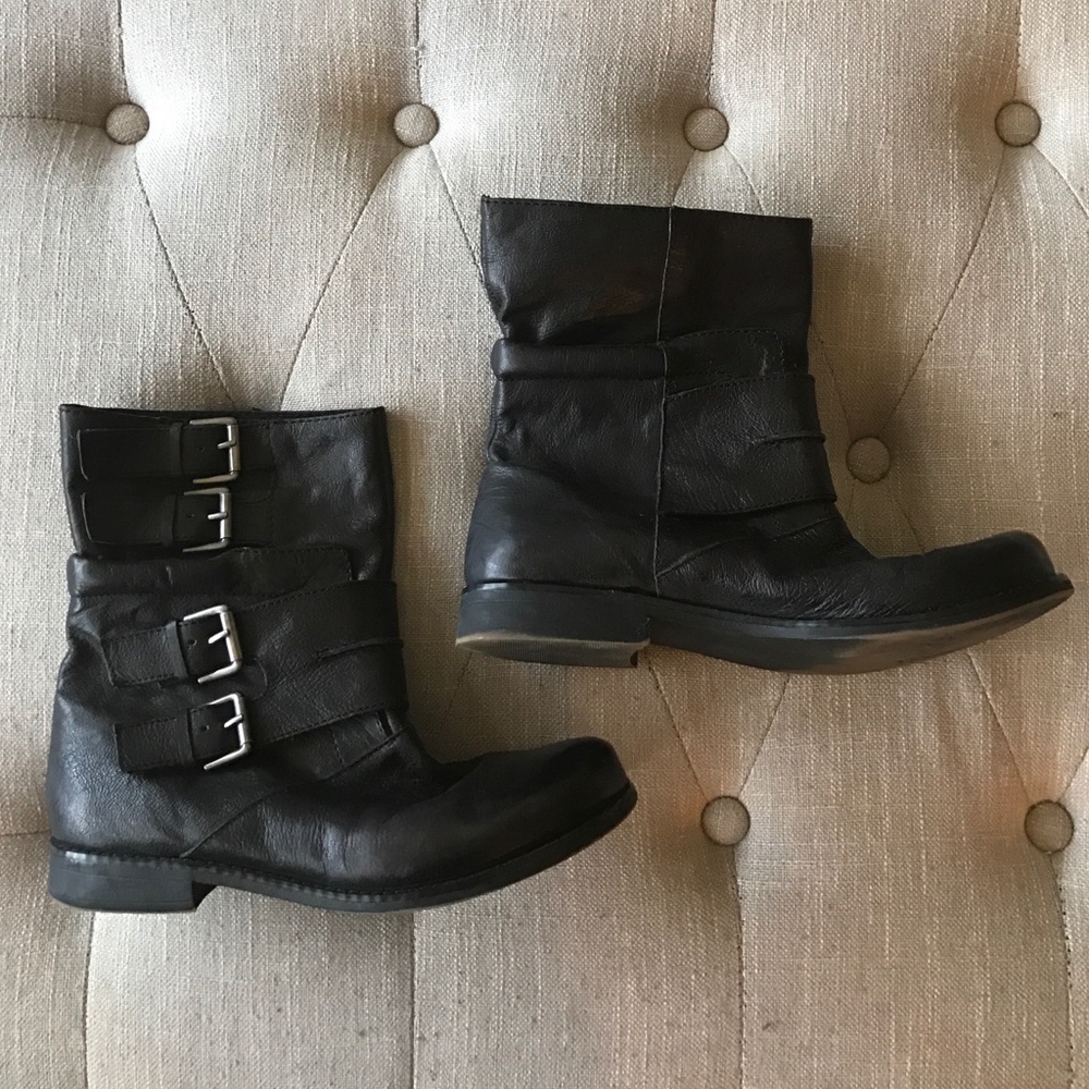 Nine West Black Fango Short Boots