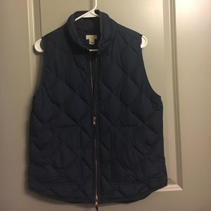 J. Crew's women's quilted puffer vest