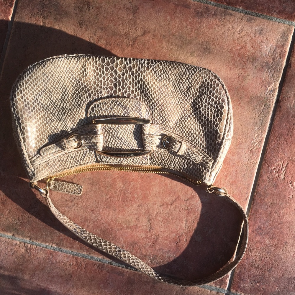 BGB  faux snakeskin purse