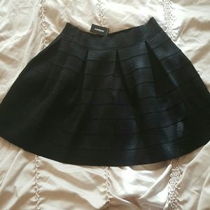Brand New!! EXPRESS Black Pleated Skirt