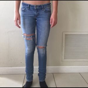 Hollister Jr Ripped Jeans.