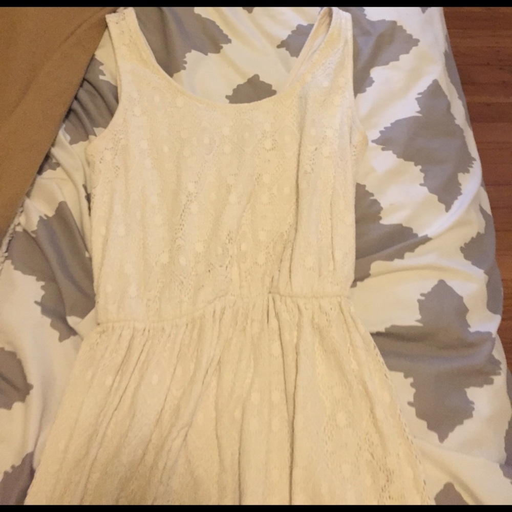 Lace White Dress