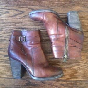 Frye patty riding boot in oxblood