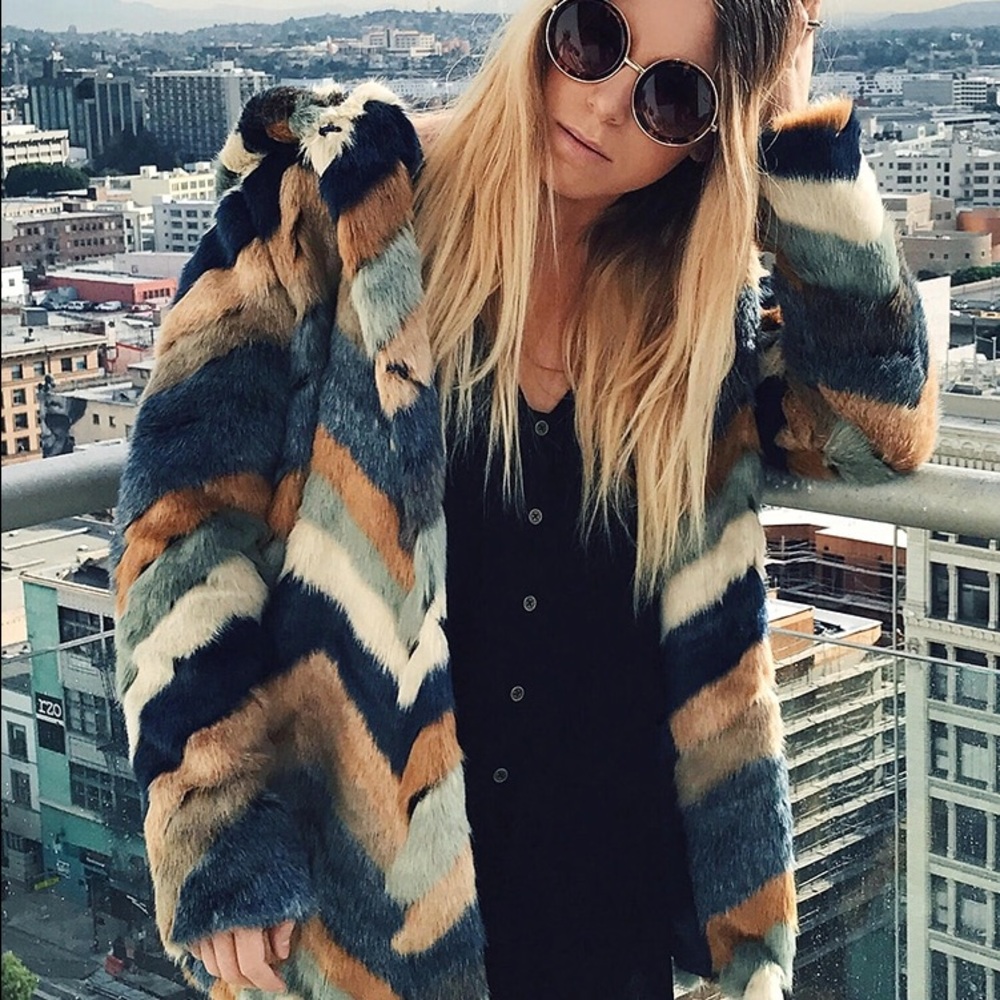 Faux Fur Coat