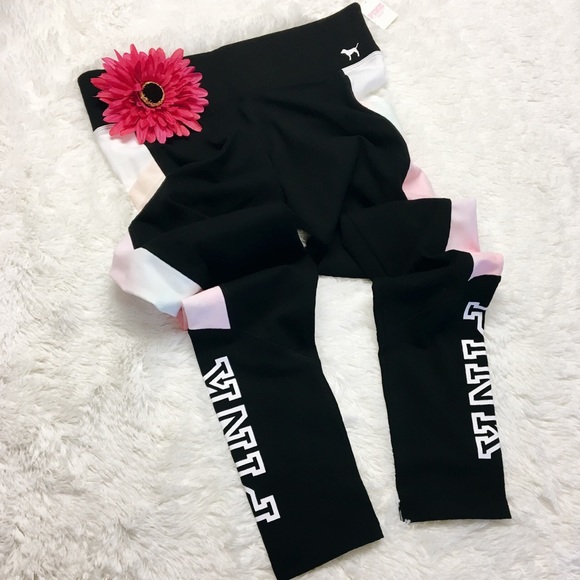 PINK Victoria's Secret Pants - ⭐️🆕⭐️PINK VS Tie Dye Ombré Flat Yoga Leggings