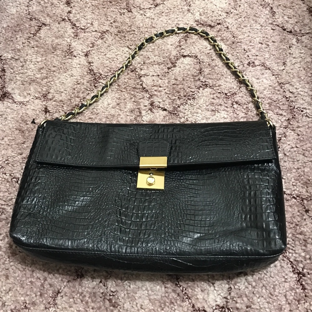 Black Croc Bag