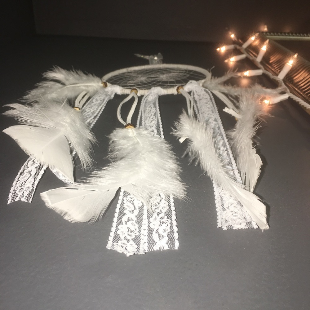 6 inch White Dream catcher - Picture 3 of 4