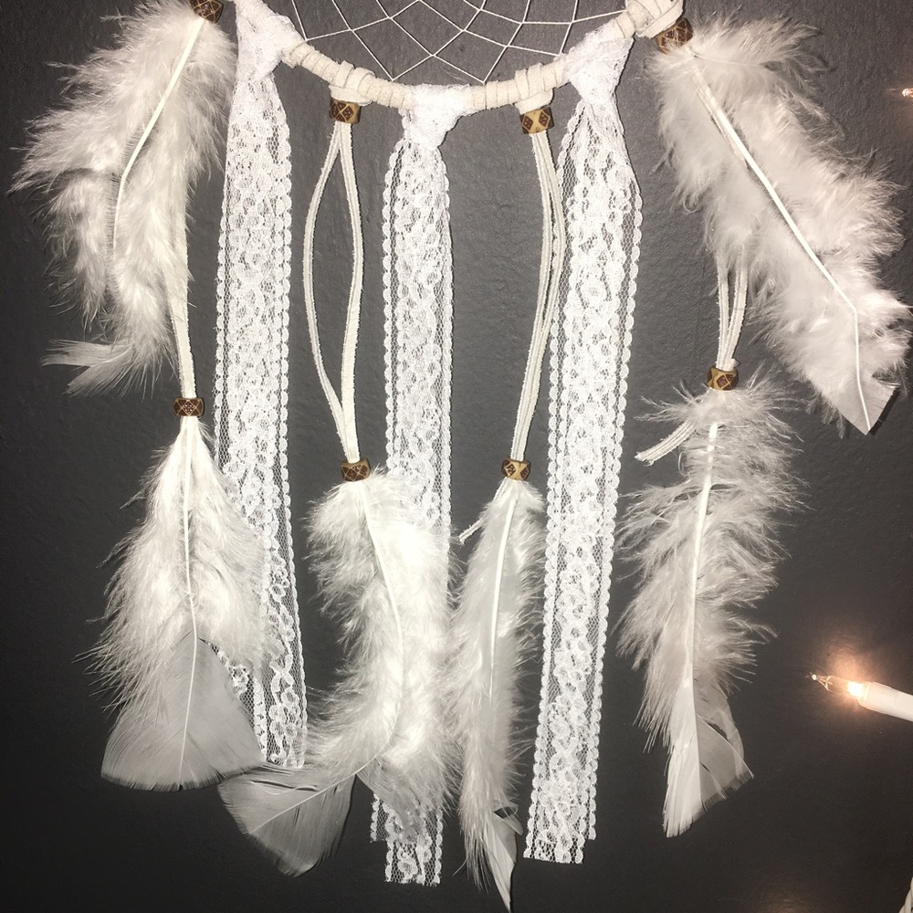 6 inch White Dream catcher - Picture 4 of 4