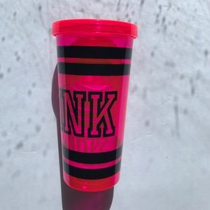 New 24oz tumbler PINK complete set with straw