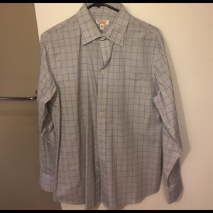 Men's Merona 15.5 dress shirt gray