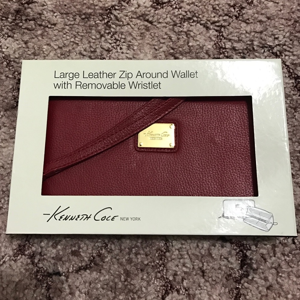 Kenneth Cole Red Wallet Wristlet