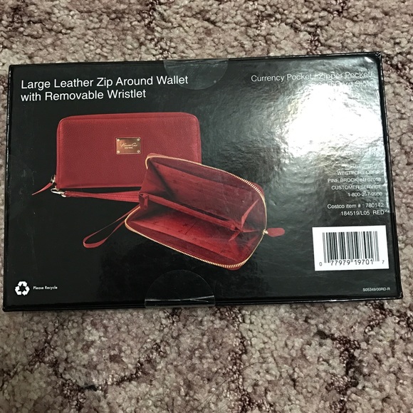 Kenneth Cole Red Wallet Wristlet - Picture 2 of 2