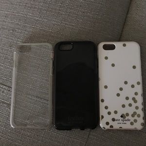 lot of 3 iPhone 6 cases