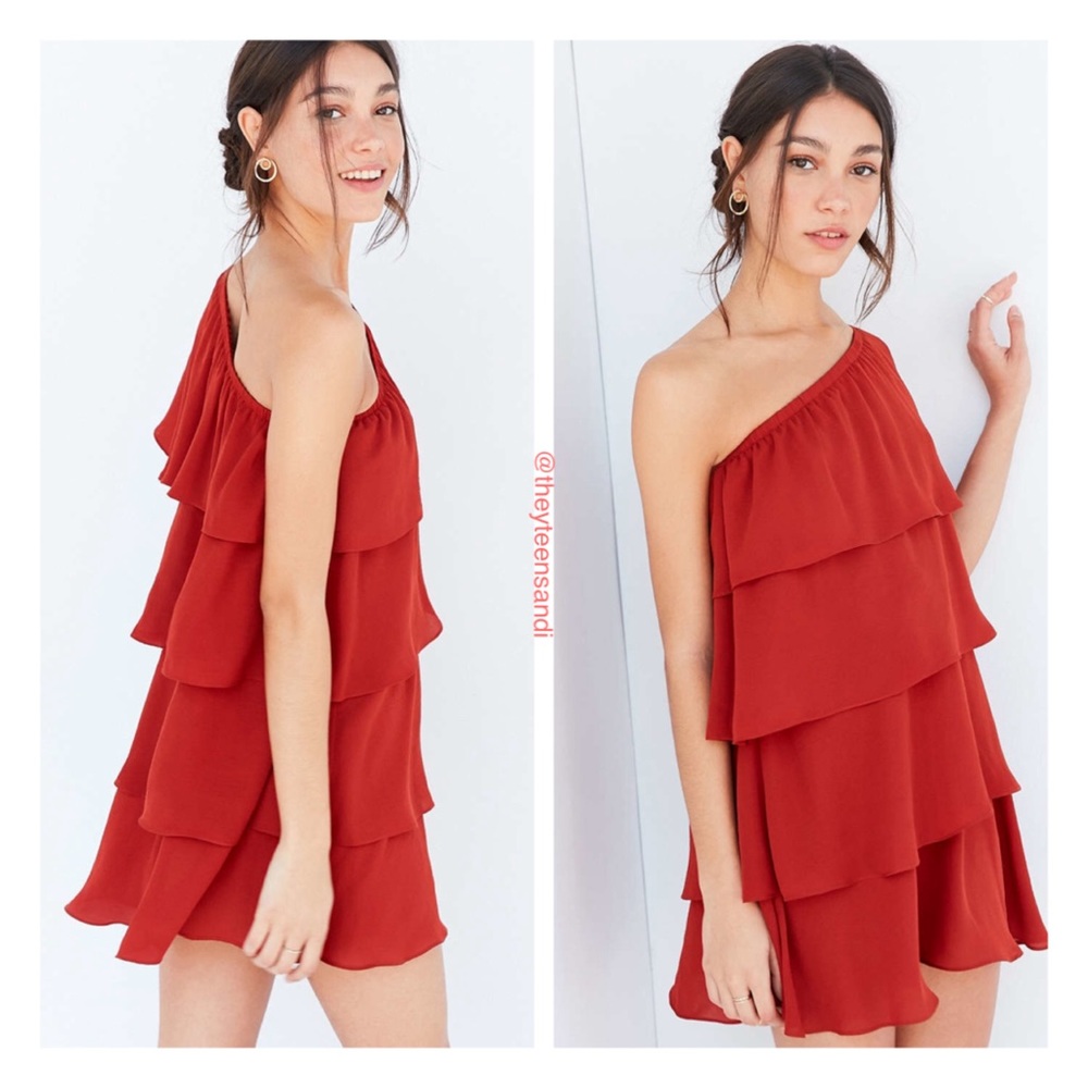 Urban Outfitters X Alice Iseult Tiered Mini Dress