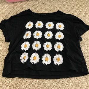 Black daisy top!