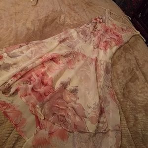 Flowy floral print dress