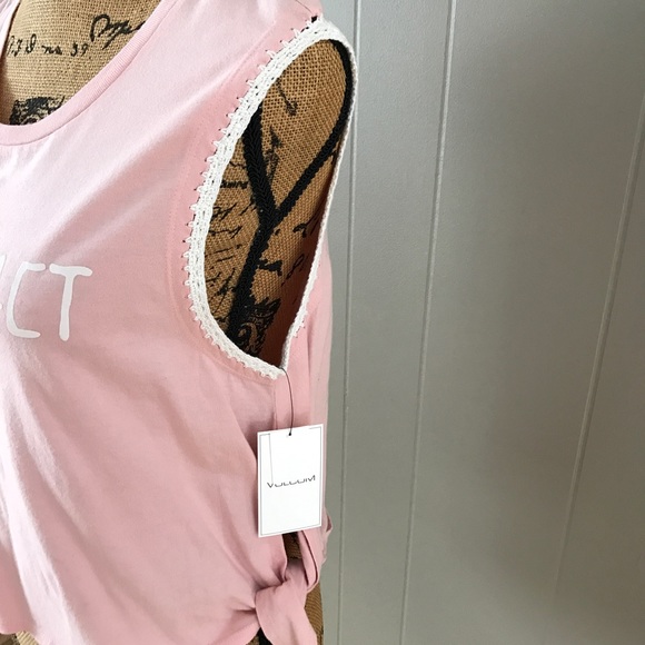 NWT Volcom Cropped Muscle Tank - Picture 3 of 4