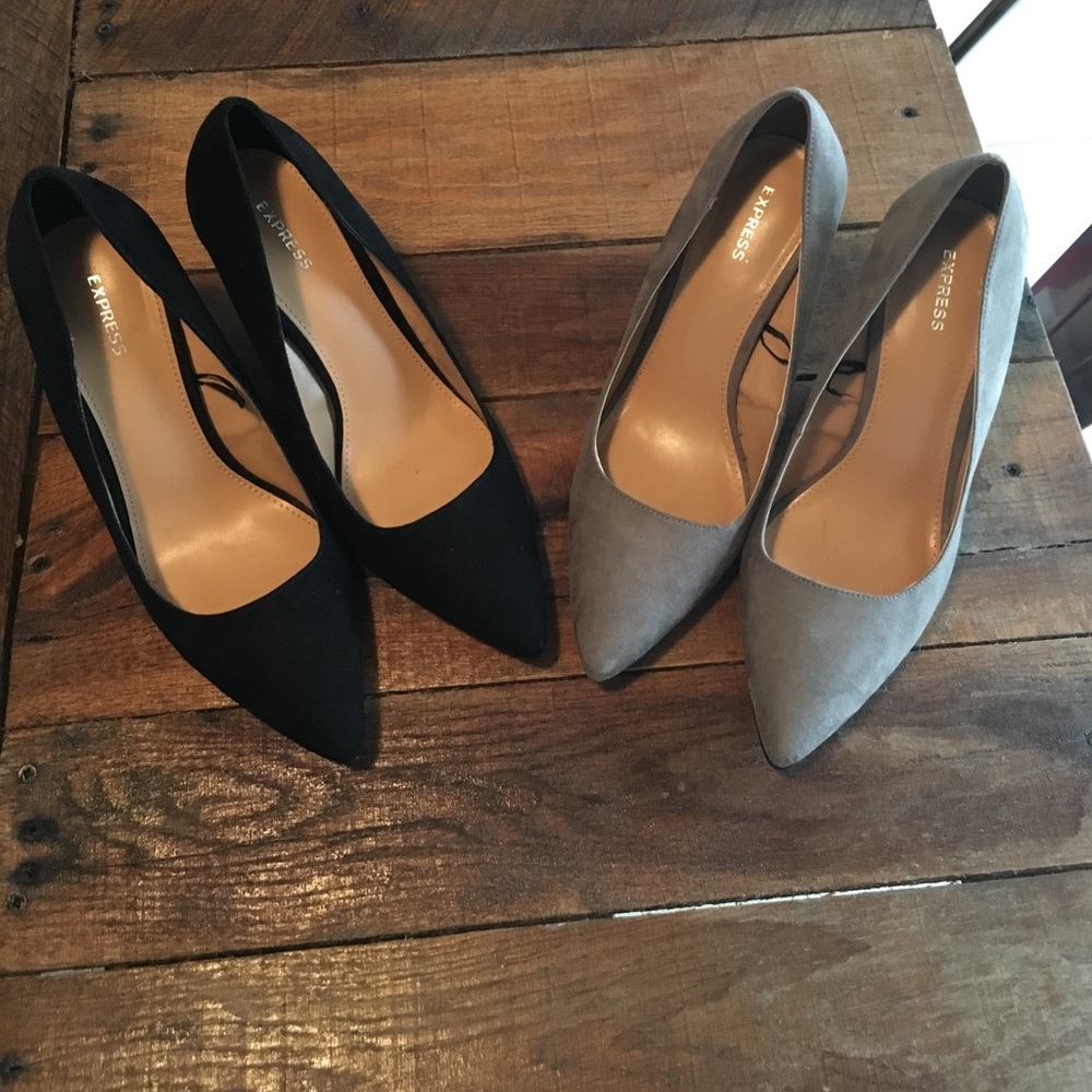 Express Dorsay wedges.