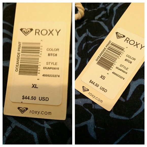 NWT Roxy Oceanside Print Pants - Picture 3 of 4