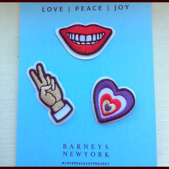 Barneys New York Accessories - Barney's New York embroidered hippie style patches