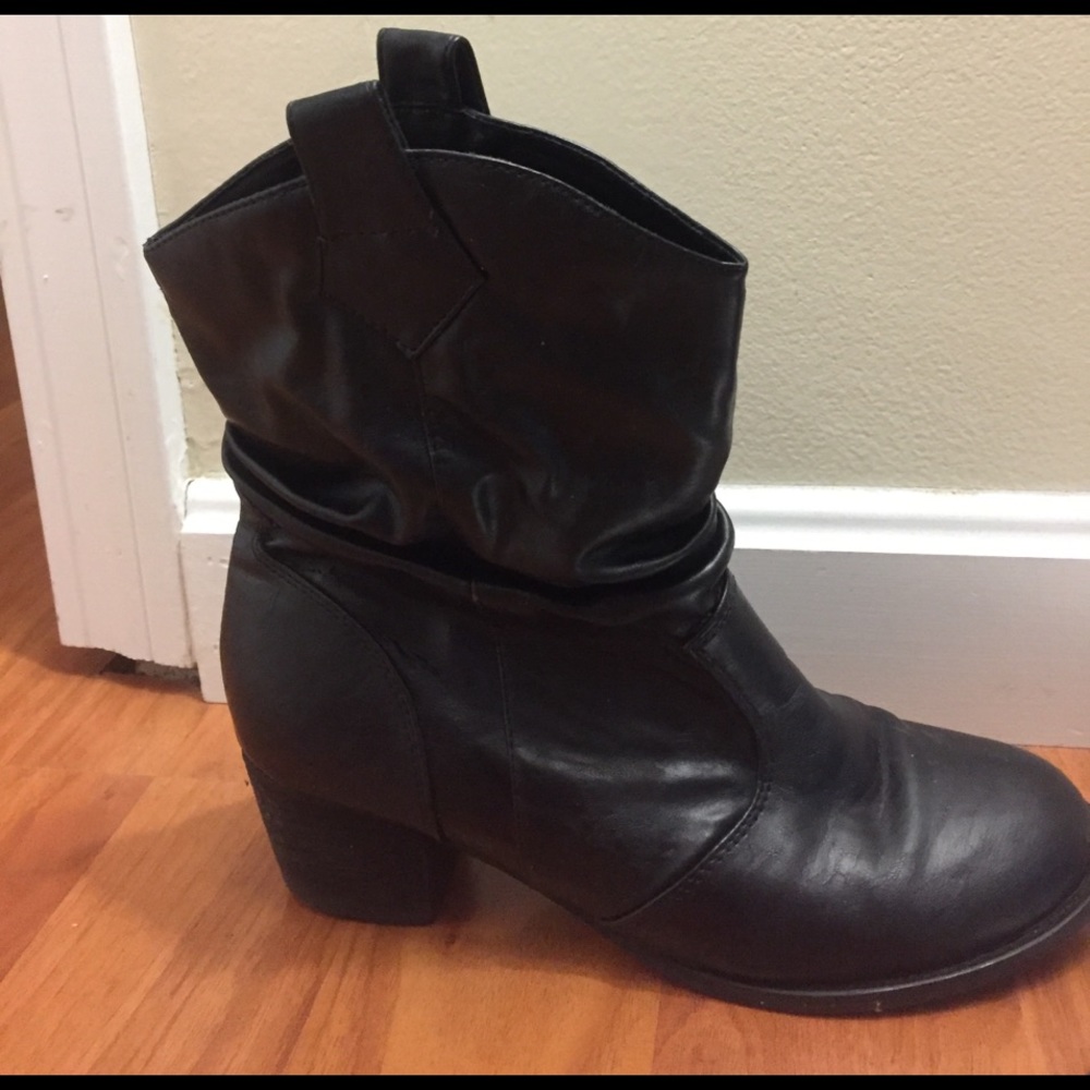Pierre Dumas Penelope Black cowboy boots
