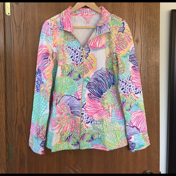 Lilly Pulitzer Reagan zip-up - Picture 2 of 6