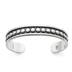 James Avery silver beaded cuff bracelet