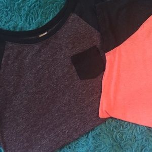 Purple pocket tee shirt!