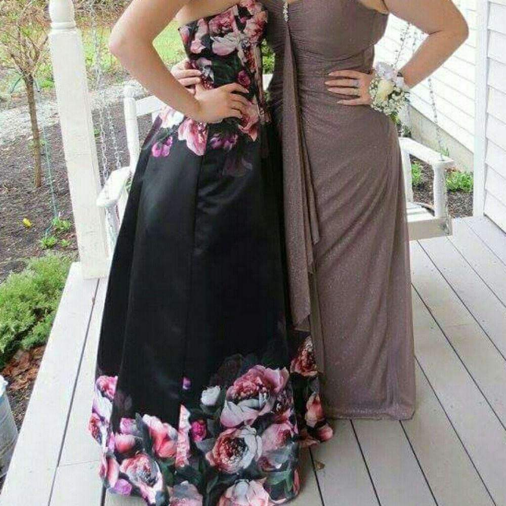 Zac Posen for David's Bridal floral prom dress