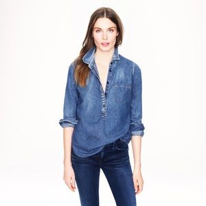 J.Crew Denim pullover Shirt