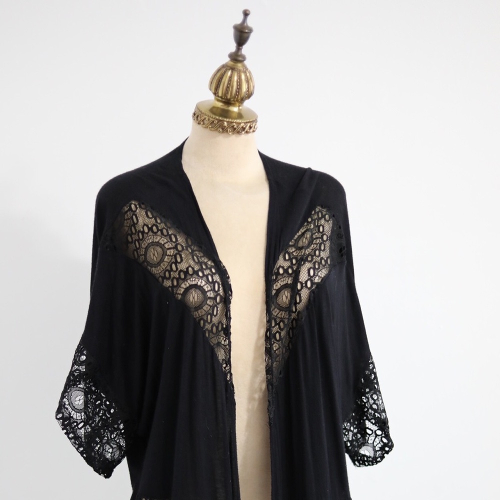 Lace & Fringe Kimono