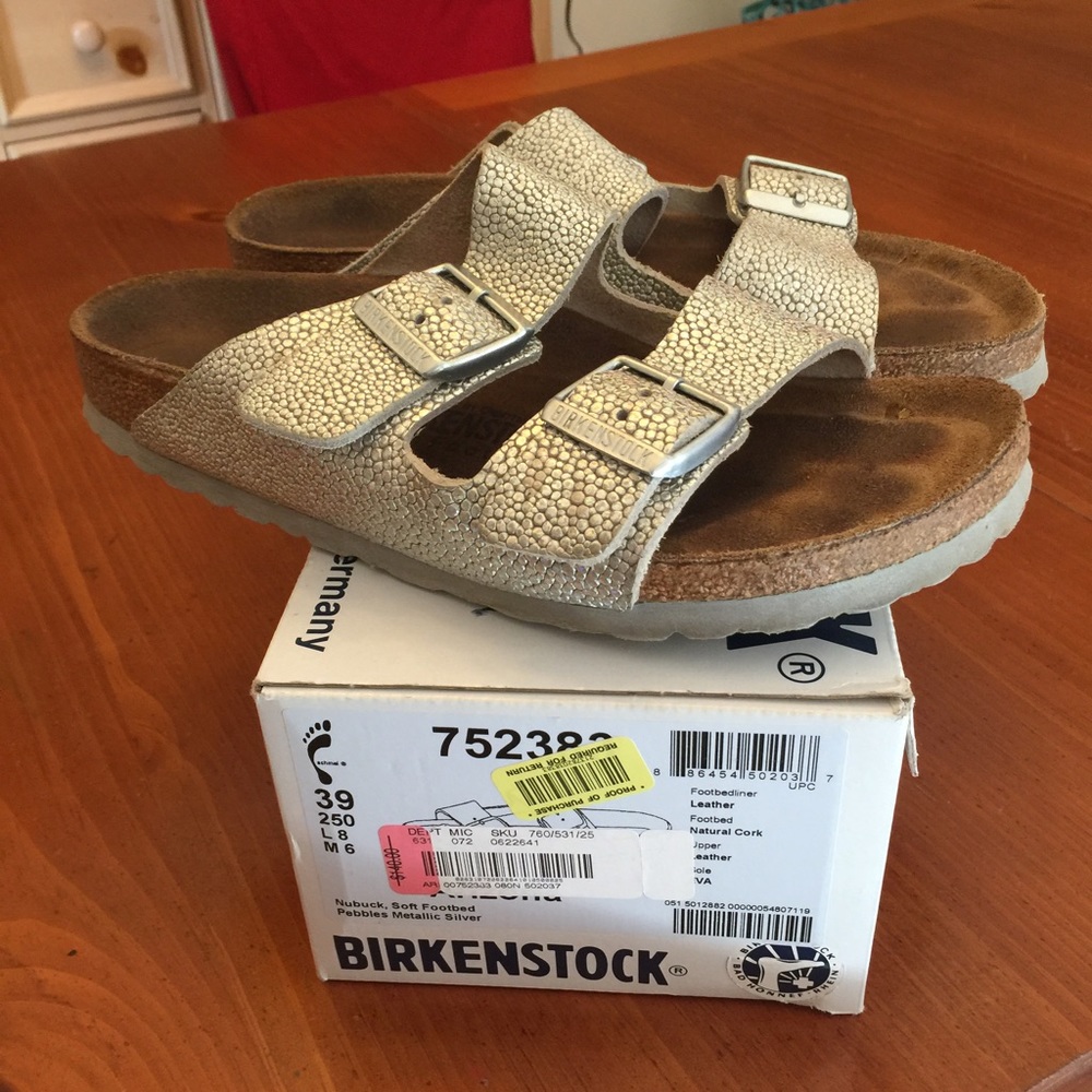 Birkenstock size 39 Nubuck Soft Footbed