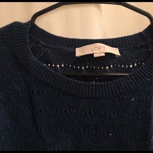 Dark Teal Sweater, Loft, Large