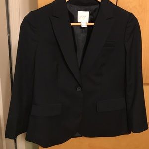 J. Crew black suit jacket