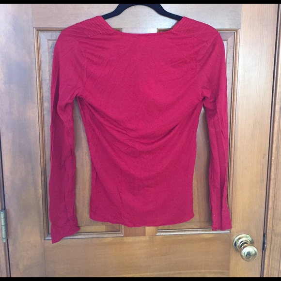 Ann Taylor Red Blouse - Picture 2 of 2