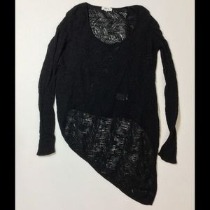 NWOT Helmut Lang Asymmetrical Wool Sweater