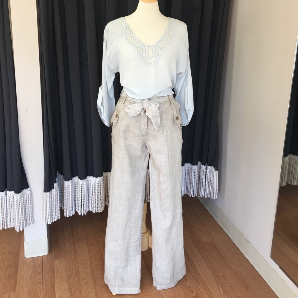 Lightweight khaki slacks