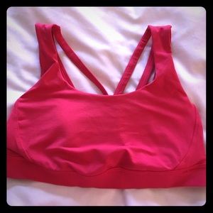 Lululemon watermelon pink sports bra size 6