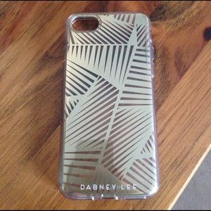 Dabny lee iPhone 7 case gold palm leaf