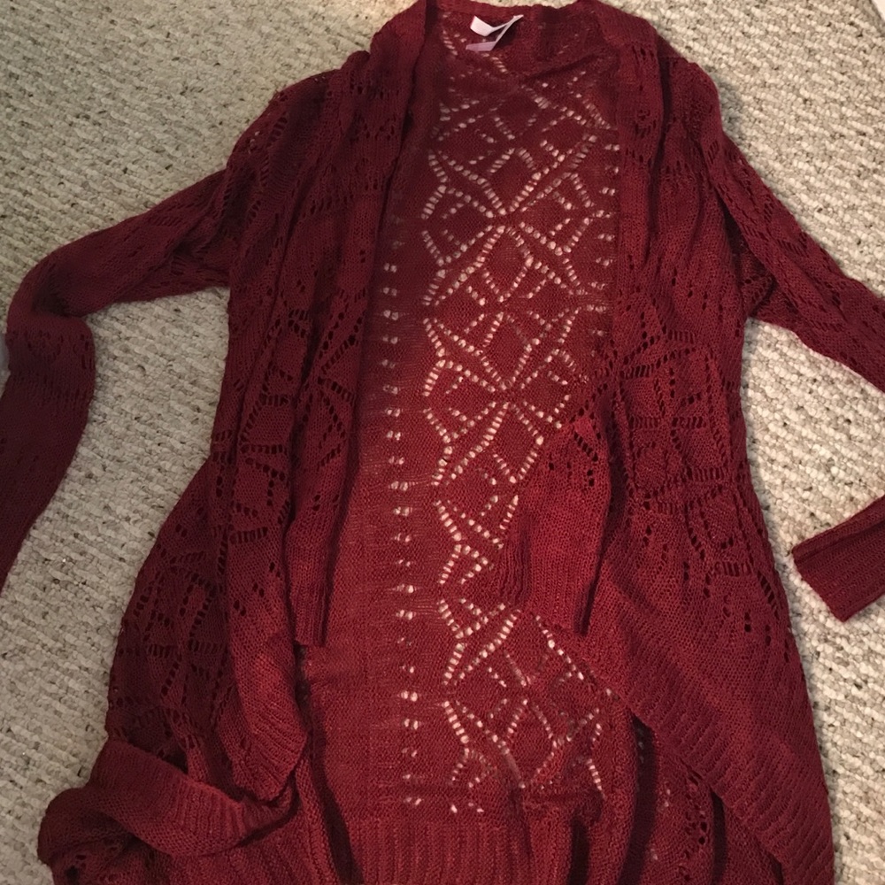 long cardigan