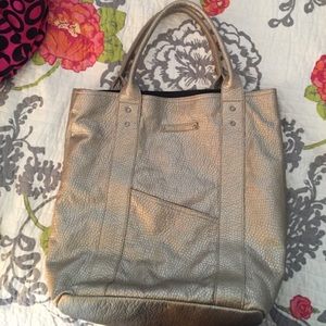 VANS Gold Metallic Tote Bag