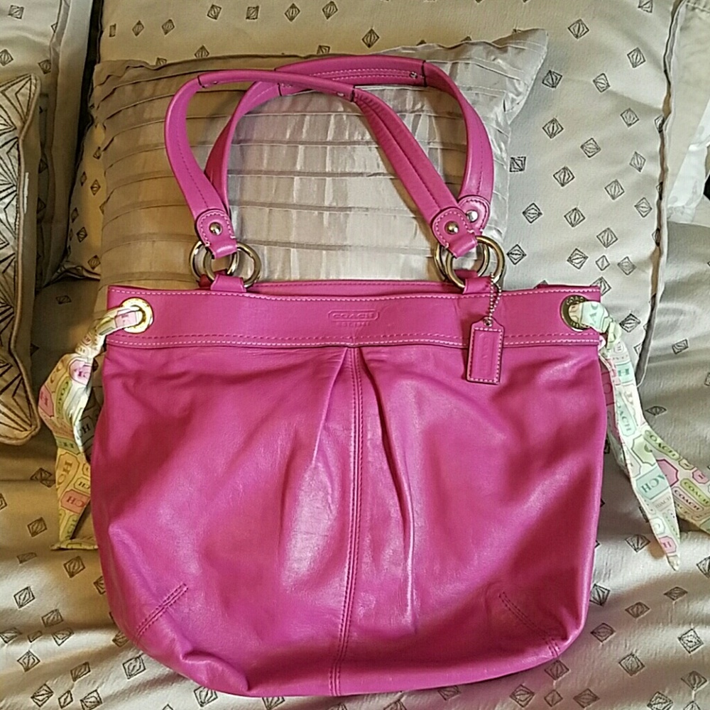 PRICE DROP Leather Coach purse