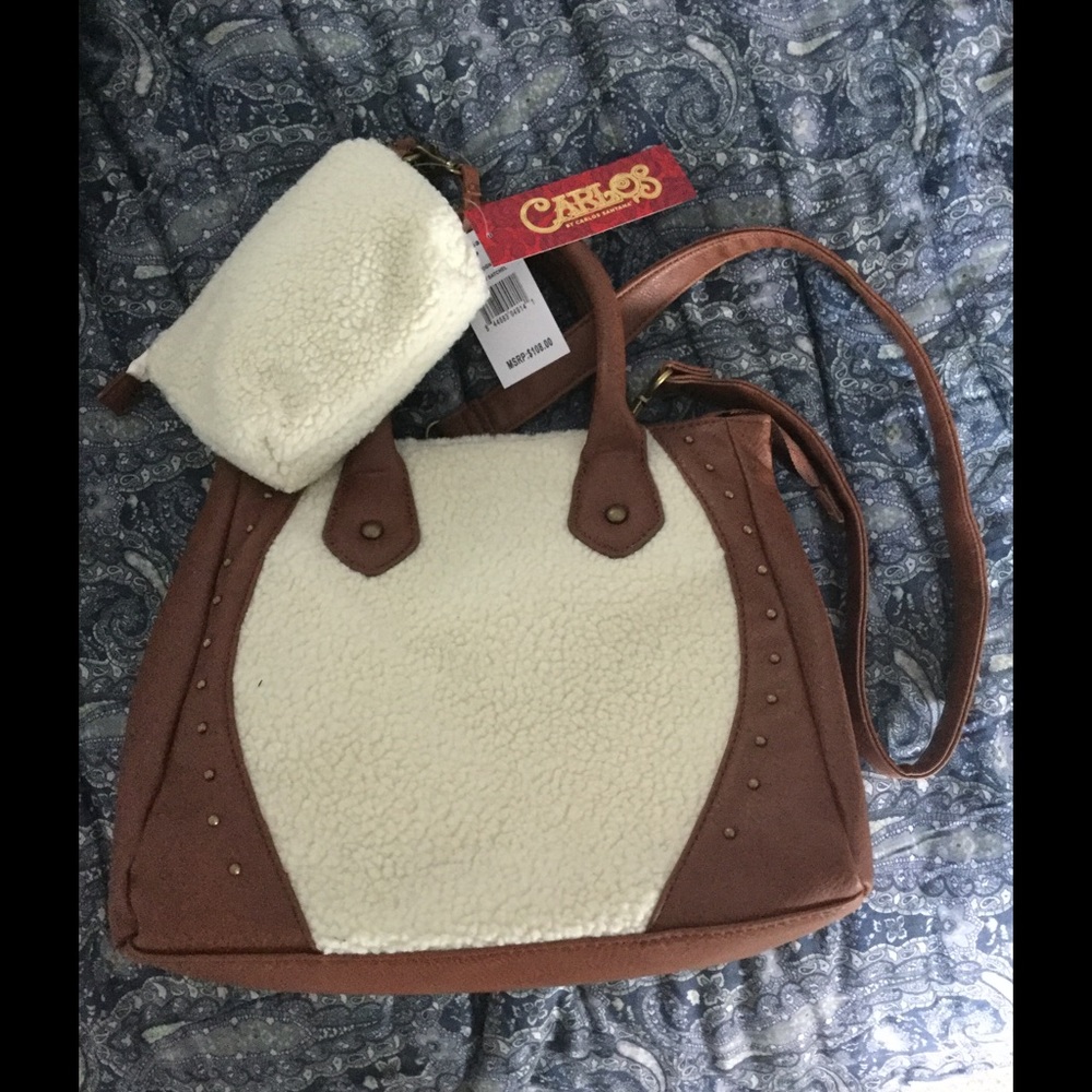 Carlos Santana purse with detachable strap