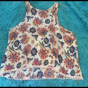 Floral crop top