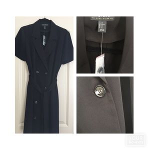 Black Button Down Dress